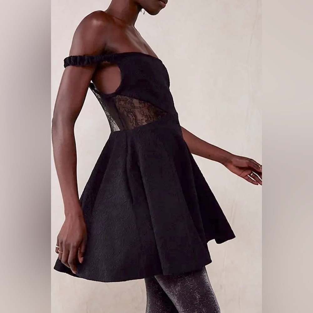 Free People, Brooklyn Mini Dress, Medium Shown, Black, NWOT
